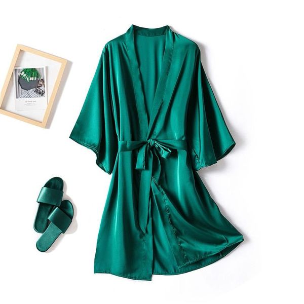 women's sleepwear satin silk pajamas women nightdress lingerie robes underwear robe bathrobe ladies kimono mujer verano g4, Black;red
women's sleepwear satin silk pajamas women nightdress lingerie robes underwear robe bathrobe ladies kimono mujer verano g4, Black;red