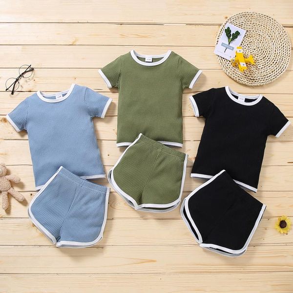 rompers toddler kids baby boys summer short sleeve solid ribbed +shorts outfits set bodysuits girl clothes bodysuit for born, Blue
rompers toddler kids baby boys summer short sleeve solid ribbed +shorts outfits set bodysuits girl clothes bodysuit for born, Blue