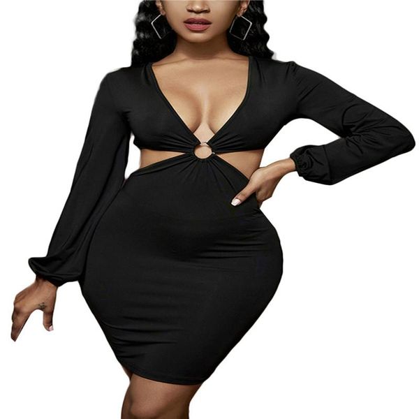casual dresses ladies v-neck slim waist hollow dress summer autumn women temperament solid color long sleeve, Black;gray
casual dresses ladies v-neck slim waist hollow dress summer autumn women temperament solid color long sleeve, Black;gray