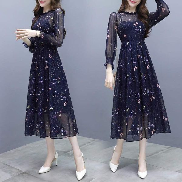 casual dresses chic high waist floral dress robes femme fashion print women's vestido de festa office lady midi ukraine, Black;gray
casual dresses chic high waist floral dress robes femme fashion print women's vestido de festa office lady midi ukraine, Black;gray