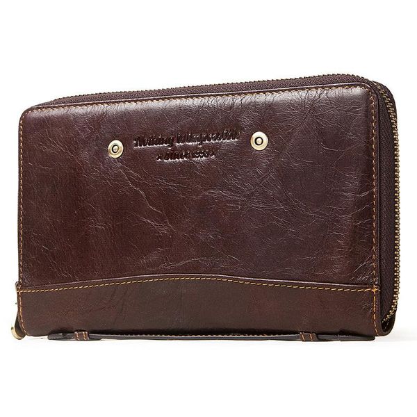 leather men's bag multi-function large-capacity clutch travel passport cowhide zipper wallet wallets, Red;black
leather men's bag multi-function large-capacity clutch travel passport cowhide zipper wallet wallets, Red;black
