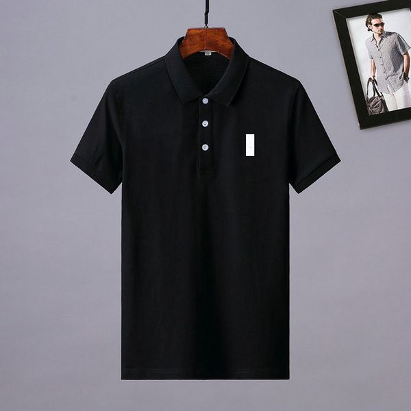 luxury brand t shirts and polos 2021 mens polo cotton blend short sleeve casual high end summer breathable solid man wom, White;black 
luxury brand t shirts and polos 2021 mens polo cotton blend short sleeve casual high end summer breathable solid man wom, White;black