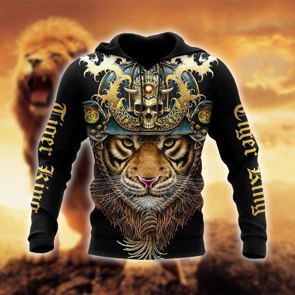 men's hoodies & sweatshirts 3d hoodie tiger king tattoo harajuku fashion sport hooded spring/autumn sweatshirt casual jacket pullover, Black
men's hoodies & sweatshirts 3d hoodie tiger king tattoo harajuku fashion sport hooded spring/autumn sweatshirt casual jacket pullover, Black