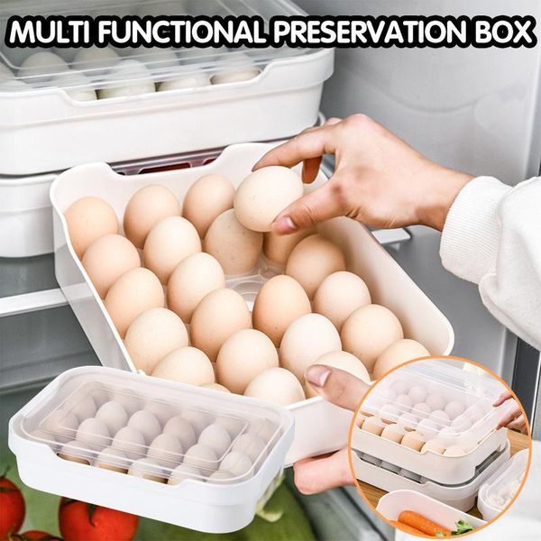 refrigerator storage container with lid sealed crisper fresh keeping egg fish box spacer organizer case bottles & jars
refrigerator storage container with lid sealed crisper fresh keeping egg fish box spacer organizer case bottles & jars
