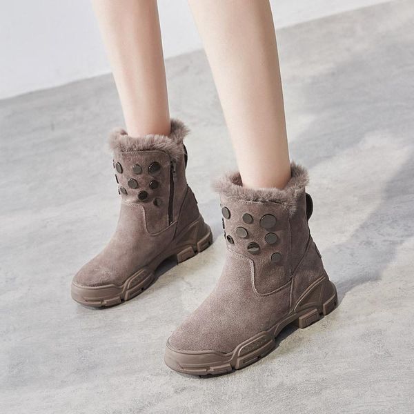 boots snow female 2021 winter all-matching mid-calf plus velvet warm slugged bottom shoes, Black
boots snow female 2021 winter all-matching mid-calf plus velvet warm slugged bottom shoes, Black