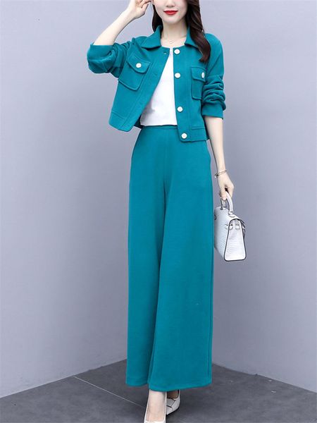 pant coat knitted or crocheted legged women's suit autumn temper work casual fashion streetwear2 piece nightgown outfit k1283 9ryc, White
pant coat knitted or crocheted legged women's suit autumn temper work casual fashion streetwear2 piece nightgown outfit k1283 9ryc, White