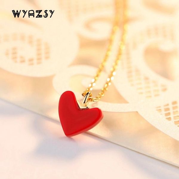 collarbone chain arrival fashion golden temperament red heart necklaces summer jewelry prevent allergy pendant, Silver
collarbone chain arrival fashion golden temperament red heart necklaces summer jewelry prevent allergy pendant, Silver