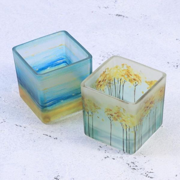 candle holders 6cm nordic glass candlestick wedding banquet decoration color printing square holder restaurant home accessori
candle holders 6cm nordic glass candlestick wedding banquet decoration color printing square holder restaurant home accessori