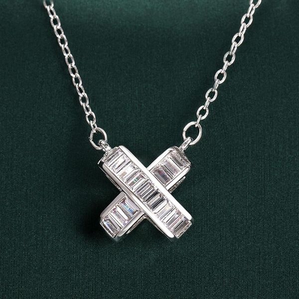 huitan dainty cross x shape pendent necklace women full zircon silver color fashion contracted female accessories trendy jewelry pendant nec
huitan dainty cross x shape pendent necklace women full zircon silver color fashion contracted female accessories trendy jewelry pendant nec