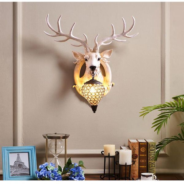 wall lamp retro resin antler led bedroom bedside deer nordic creativity corridor living room background decor lighting
wall lamp retro resin antler led bedroom bedside deer nordic creativity corridor living room background decor lighting
