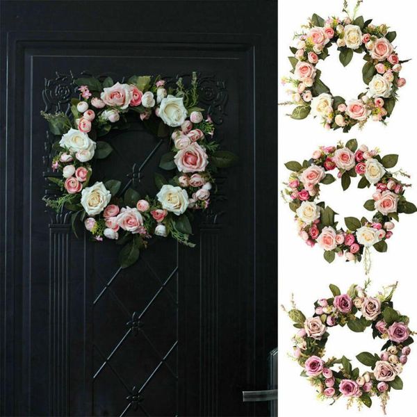 35cm artificial wreath rostesque door decoration garland wall hanging home door decoration decor for wedding party
35cm artificial wreath rostesque door decoration garland wall hanging home door decoration decor for wedding party