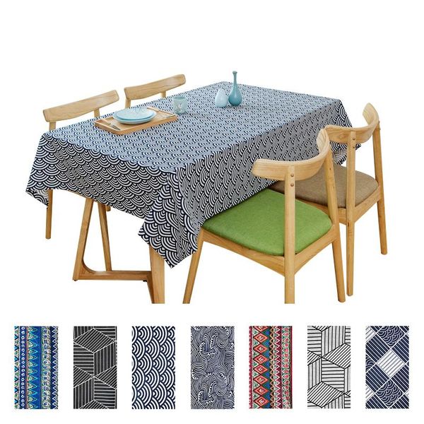 table cloth linen japanese style wave geometric design cover rectangular for living room kitchen bedroom el
table cloth linen japanese style wave geometric design cover rectangular for living room kitchen bedroom el