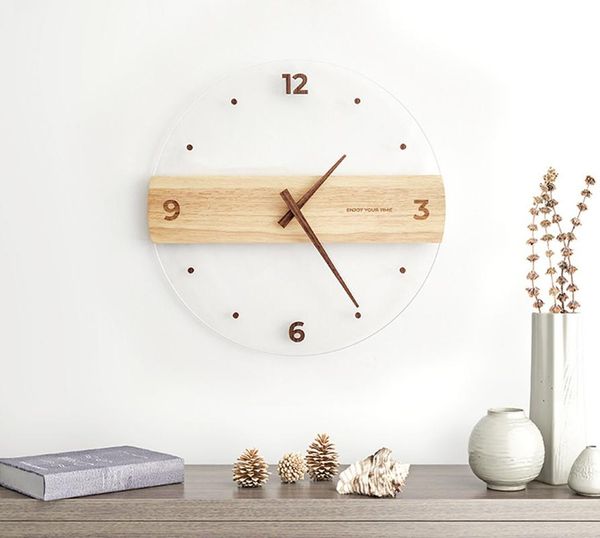 inch simple wall clock, rubber wood and acrylic combined wooden home decoration creative gifts clocks
inch simple wall clock, rubber wood and acrylic combined wooden home decoration creative gifts clocks