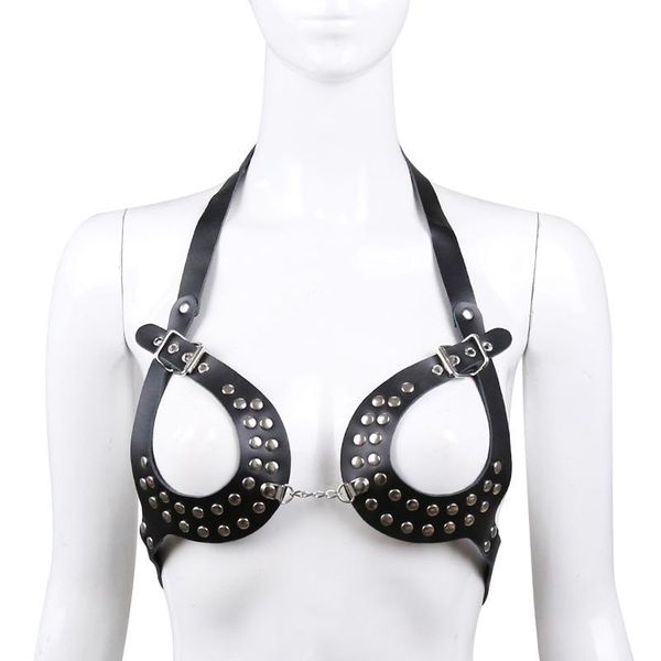 belts women breast gothic lolita handmade leather bra corsets body bondage chest caged rivets harness, Black;brown
belts women breast gothic lolita handmade leather bra corsets body bondage chest caged rivets harness, Black;brown