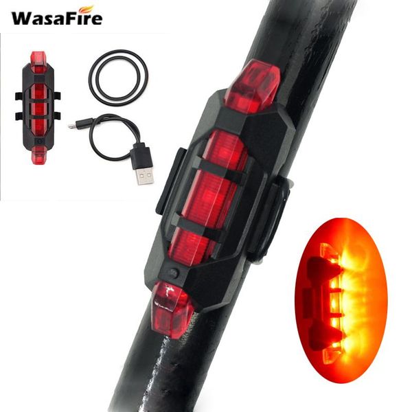 wasafire usb rechargeable bicycle front tail light 5 leds 4 modes head back bike flashing waterproof safety warning lamp lights
wasafire usb rechargeable bicycle front tail light 5 leds 4 modes head back bike flashing waterproof safety warning lamp lights