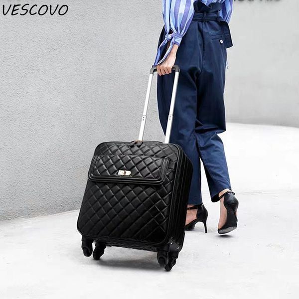 suitcases vescovo 16"20"24inch retro women carry on hand luggage pu leather and travel bags with wheels
suitcases vescovo 16"20"24inch retro women carry on hand luggage pu leather and travel bags with wheels
