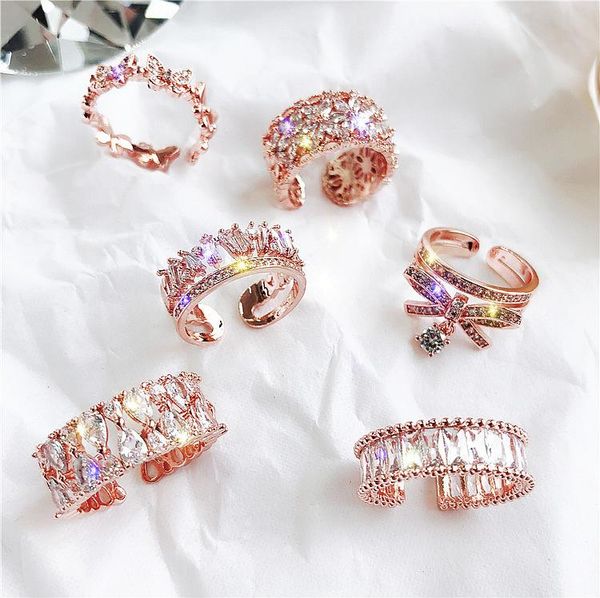 wedding rings korean simple food ring joint student net red fashion zircon japanese and chaozhou people open women's style, Slivery;golden
wedding rings korean simple food ring joint student net red fashion zircon japanese and chaozhou people open women's style, Slivery;golden