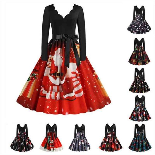 plus size vintage christmas dress women winter pinup long sleeve v neck elegant print xmas party rockabilly dress, Black;gray
plus size vintage christmas dress women winter pinup long sleeve v neck elegant print xmas party rockabilly dress, Black;gray