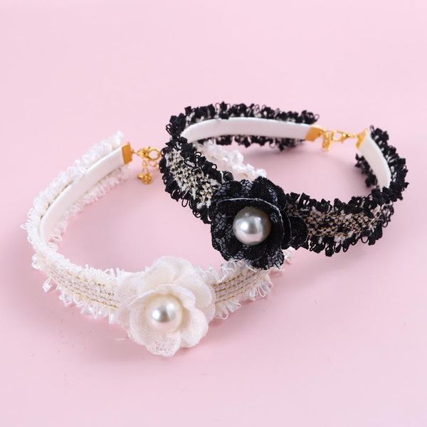 cat collars & leads collarhandmade flower pu adjustable collar bell pearl pet dog puppy accessories
cat collars & leads collarhandmade flower pu adjustable collar bell pearl pet dog puppy accessories