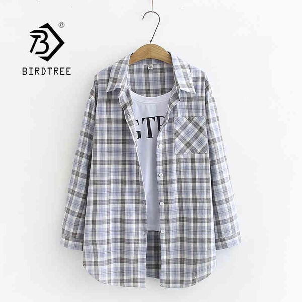 new arrival women vintage oversized plaid shirt fake 2 pieces cotton batwing sleeve casual blouse loose plus size 4xl t0621 210430, White
new arrival women vintage oversized plaid shirt fake 2 pieces cotton batwing sleeve casual blouse loose plus size 4xl t0621 210430, White