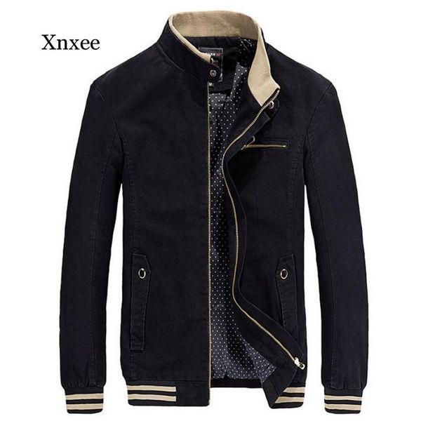 men's jackets pure cotton business casual jacket men spring autumn slim fit coat male bomber with zipper pocket, Black;brown
men's jackets pure cotton business casual jacket men spring autumn slim fit coat male bomber with zipper pocket, Black;brown
