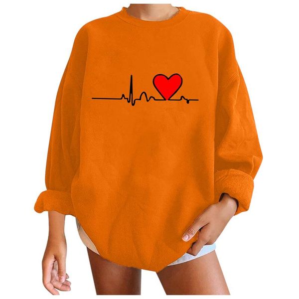 women's hoodies & sweatshirts ecg love printing sweatshirt fleece o-neck drop sleeves long sleeve loose larger size clothing, Black
women's hoodies & sweatshirts ecg love printing sweatshirt fleece o-neck drop sleeves long sleeve loose larger size clothing, Black