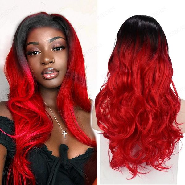 synthetic wigs long wavy for black women natural part division ombre red cosplay heat resistant daily wig
synthetic wigs long wavy for black women natural part division ombre red cosplay heat resistant daily wig