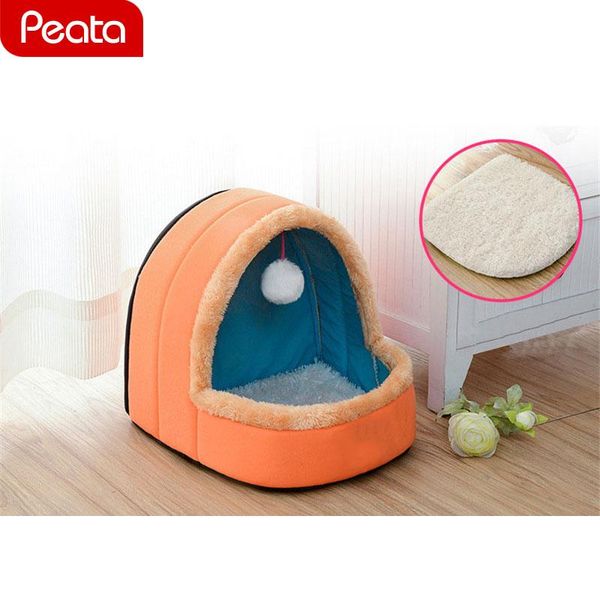 pet dog cat bed foldable puppy house with toy ball warm soft cushion kennel castle 5 colors small dogs and cats w kennels & pens
pet dog cat bed foldable puppy house with toy ball warm soft cushion kennel castle 5 colors small dogs and cats w kennels & pens