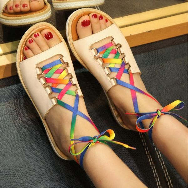 women flat gladiator shoes casual low heel summer sandals elegant colorful lace-up rome, Black
women flat gladiator shoes casual low heel summer sandals elegant colorful lace-up rome, Black