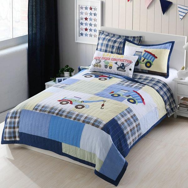 comforters & sets chausub kids bedspreads quilt set 2pcs boys cotton quilts for truck applique bed cover pillowcase blanket twin size coverl
comforters & sets chausub kids bedspreads quilt set 2pcs boys cotton quilts for truck applique bed cover pillowcase blanket twin size coverl