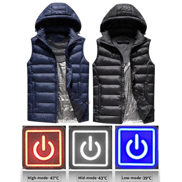 men's vests infrared usb heater vest electric heated jacket men thermal hiking climbing winter heating clothes outdoor sleeveless, Black;white
men's vests infrared usb heater vest electric heated jacket men thermal hiking climbing winter heating clothes outdoor sleeveless, Black;white