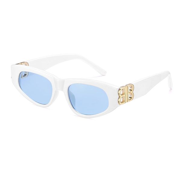 sunglasses small frame for women trendy personality street pography european and american style 2021 trend, White;black
sunglasses small frame for women trendy personality street pography european and american style 2021 trend, White;black