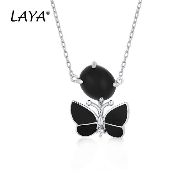 laya 925 sterling silver butterfly pendant necklaces for women fashion new style created crystal glass colorful enamel party luxury jewelry
laya 925 sterling silver butterfly pendant necklaces for women fashion new style created crystal glass colorful enamel party luxury jewelry