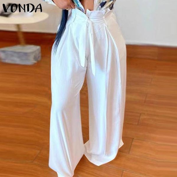 women's pants & capris women summer solid color long trousers vonda 2021 wide leg palazzo high waist zipper pleated pantalones femme, Black;white
women's pants & capris women summer solid color long trousers vonda 2021 wide leg palazzo high waist zipper pleated pantalones femme, Black;white