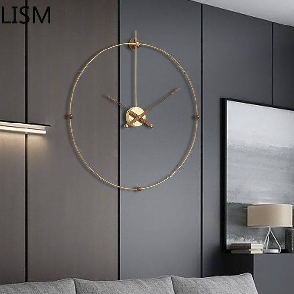 wall clocks large bedroom clock 3d luxury metal gold art nordic office living room decoration modern design 2021
wall clocks large bedroom clock 3d luxury metal gold art nordic office living room decoration modern design 2021