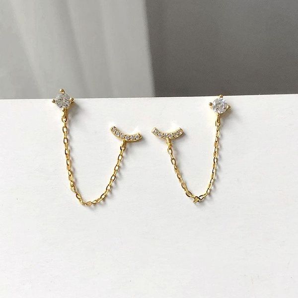 silver earring fashion chain tassel long ear line zircon eye star smile arc bat double hole connection women jew dangle & chandelier
silver earring fashion chain tassel long ear line zircon eye star smile arc bat double hole connection women jew dangle & chandelier