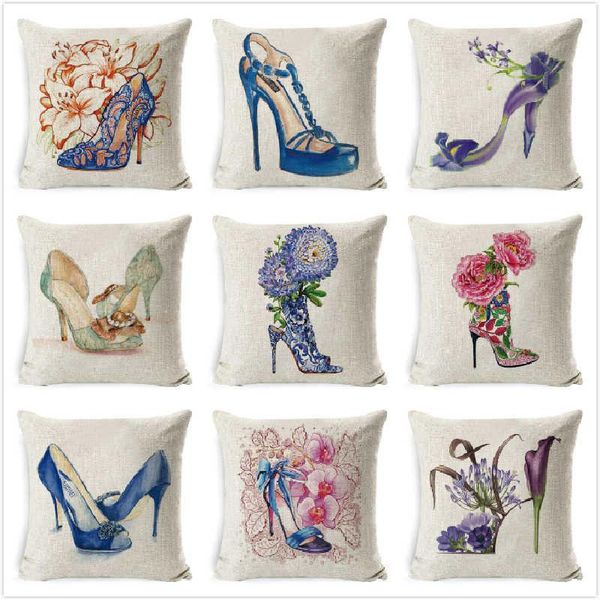 cushion/decorative pillow cushion cover 45cm*45cm women's shoes and flower cotton case sofa square decorative kussenhoes
cushion/decorative pillow cushion cover 45cm*45cm women's shoes and flower cotton case sofa square decorative kussenhoes