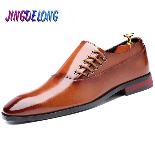 dress shoes brand men business classic formal pointed leather retro fashion male oxford wedding party big size, Black
dress shoes brand men business classic formal pointed leather retro fashion male oxford wedding party big size, Black