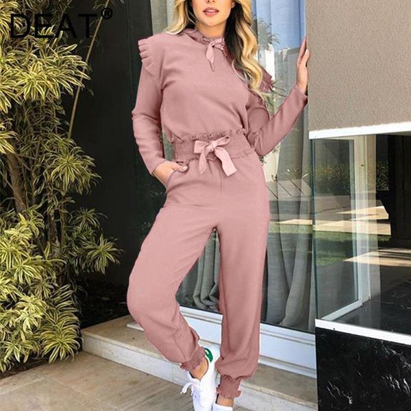 women's two piece pants deat 2021 spring autumn women fashion long sleeve hooded pullover sweatshirt loose ankle-length set rc411, White
women's two piece pants deat 2021 spring autumn women fashion long sleeve hooded pullover sweatshirt loose ankle-length set rc411, White