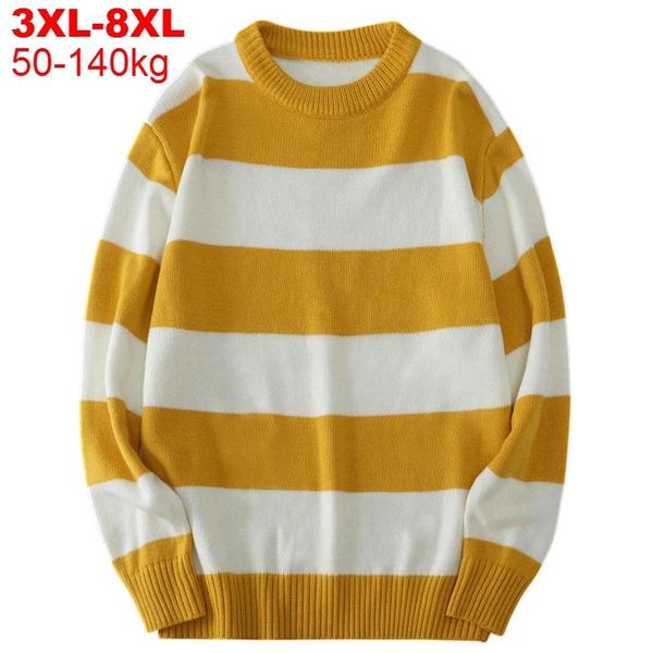men's sweaters men striped jumpers knitted male fashion chinese streetwear plus size 8xl sweater stripe pullovers long sleeve, White;black
men's sweaters men striped jumpers knitted male fashion chinese streetwear plus size 8xl sweater stripe pullovers long sleeve, White;black