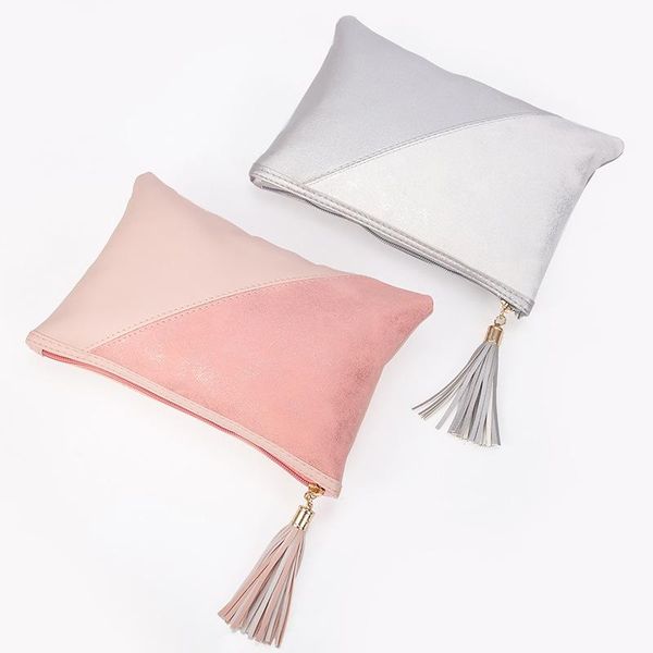 cosmetic bags & cases pu leather tassel bag simple modern style clutch travel storage 2021 bolsa feminina wash makeup
cosmetic bags & cases pu leather tassel bag simple modern style clutch travel storage 2021 bolsa feminina wash makeup