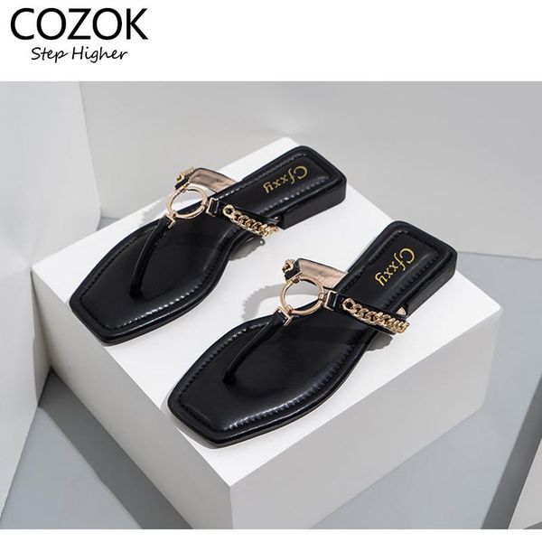 slippers 2021 summer woman metal chain t-shape strap casual fashion slides square toe flip flops beach vacation shoes, Black
slippers 2021 summer woman metal chain t-shape strap casual fashion slides square toe flip flops beach vacation shoes, Black