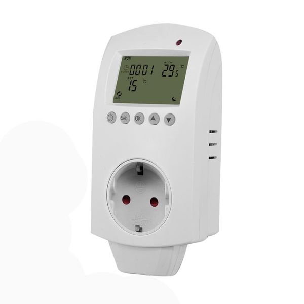 smart home control digital plug in thermostat electric temperature controller sensor socket timer
smart home control digital plug in thermostat electric temperature controller sensor socket timer