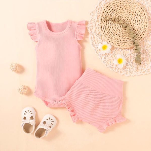 clothing sets girls set children ruffled romper ribbed shorts suits kids clothes summer casual outfits, White
clothing sets girls set children ruffled romper ribbed shorts suits kids clothes summer casual outfits, White