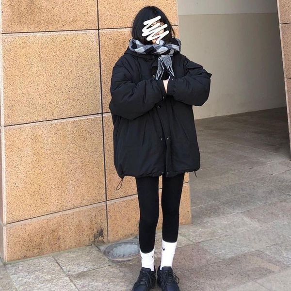 women's jackets 2021 korean thick padded jacket for women students all-match mid-length bread thickening warp coat female autumn winter, Black;brown
women's jackets 2021 korean thick padded jacket for women students all-match mid-length bread thickening warp coat female autumn winter, Black;brown
