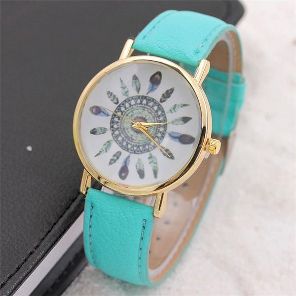 wristwatches ladies watch pu strap quartz wristwatch simple fashion vintage peacock feathers bohemian style women gifts, Slivery;brown
wristwatches ladies watch pu strap quartz wristwatch simple fashion vintage peacock feathers bohemian style women gifts, Slivery;brown