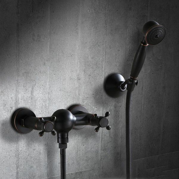2 styles luxury bathroom black shower faucet with hand shower wall mount single handle solid brass bathtub mixer taps
2 styles luxury bathroom black shower faucet with hand shower wall mount single handle solid brass bathtub mixer taps