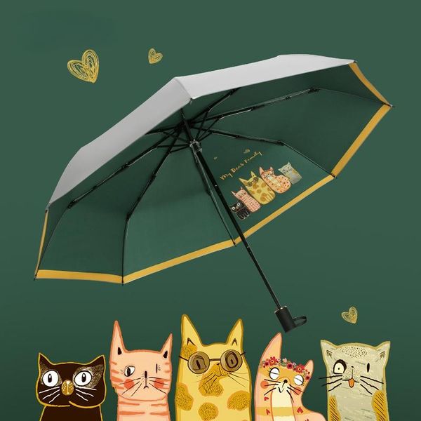 umbrellas ins cat&heart& pattern 3-folding umbrella rain uv cartoon for women charm windproof
umbrellas ins cat&heart& pattern 3-folding umbrella rain uv cartoon for women charm windproof