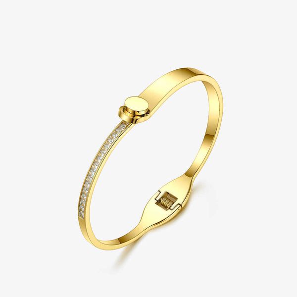 enfashion elegant crystal cuff bracelets bangles gold color stainless steel lady bangles for women fashion jewelry 2020 b192037 q0720, Black
enfashion elegant crystal cuff bracelets bangles gold color stainless steel lady bangles for women fashion jewelry 2020 b192037 q0720, Black