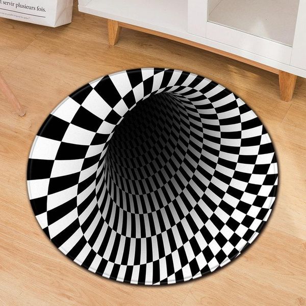 carpets round carpet mandala 3d illusion doormat luxury rug living room bedroom geometric decor black white grid bottomless hole mat
carpets round carpet mandala 3d illusion doormat luxury rug living room bedroom geometric decor black white grid bottomless hole mat